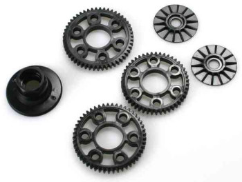 Plastic Set D (Friction plate, Diffparts, Spur Gear)