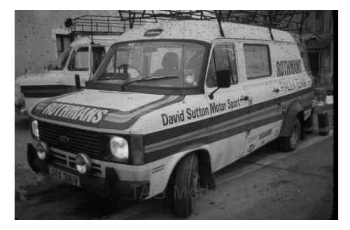 Ford Transit MKII, Rally Assistance David Sutton, 1979  IXO  RAC270X