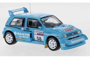 MG Metro 6R4 RHD No58 Sanyo RAC Rally Fielding/Robinson 1986