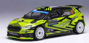 Skoda Fabia Rally2 37 Rallye Monte Carlo 2023 Delecour/De Castelli IXO RAM892