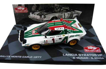 Lancia STRATOS HF #1 MUNARI/MAIGA WINNER RALLY MONTE CARLO 1977  ALTAYA  ATLAS  RMIT3