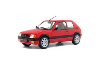 Peugeot 205 GTI MK1 year 1988 red 1:18 Solido  S1801702