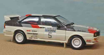 SUNSTAR 4181 AUDI QUATTRO 1981 LOMBARD RAC RALLY MIKKOLA / HERTZ