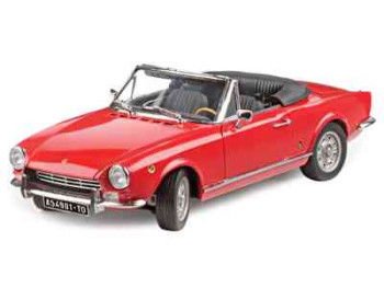 SUNSTAR  4901 FIAT 124 SPIDER AS - Rosso corsa