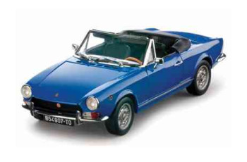 SUNSTAR4907   FIAT 124 SPIDER BS - Blu Francia