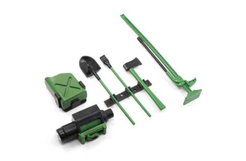   RC Rock Crawler Accessory Tool Set  ( 1 Set ) GREEN TG108