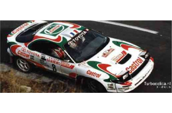 TOPMARQUES TOP034C TOYOTA CELICA GT4 ST 185 #8 AURIOL/OCCELLI SAN REMO 1994 