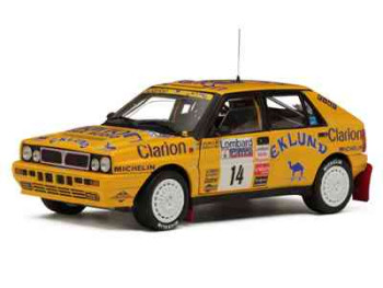 SunStar 1/18 LR Rally 1990 LANCIA DELTA HF INTEGRALE 16V - #14 P.Eklund/J.O Bohlin SUN3121