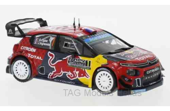 Citroen C3 WRC, No.1, Red Bull, WRC, Rallye Monte Carlo, S.Ogier/J.Ingrassia, 2019  IXO  RAM699