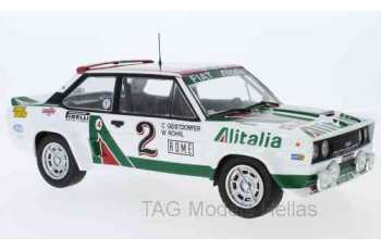 Fiat 131 Abarth, No.2, Rallye WM, Rally Monte Carlo , W.Röhrl/C.Geistdörfer, 1978  IXO  18RMC009