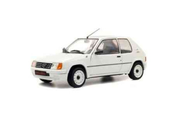 Peugeot 205 Rallye MK1 year 1988 white 1:18 Solido  S1801701